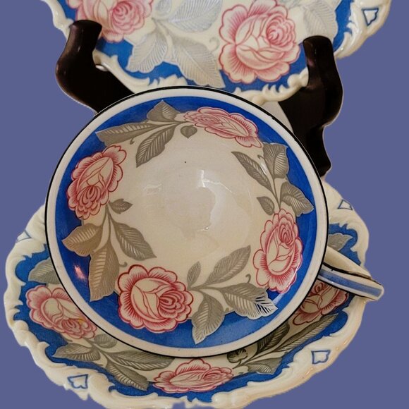 Seltmann Weiden Cup Saucer Plate Set 1924-1946 Mark - Picture 13 of 15